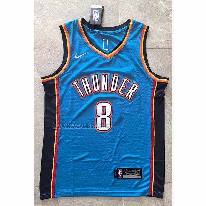 Camiseta Oklahoma City Thunder Jalen Williams NO 8 Icon 2024-25 Azul